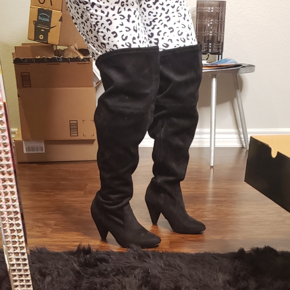 Torrid Over The Knee OTK Cone Heeled Boots